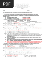 First Quarter Examination