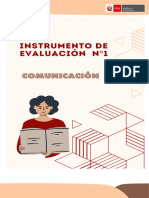 Instrumento de Evaluación N°01 - 5to Grado