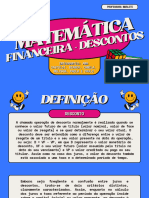 Matemática Financeira Descontos