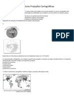 Exercícios Projeções Cartográficas2023