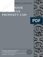 (American Philological Association Classical Resources) Herbert Hausmaninger Richard Gamauf George A. Sheets George A. Sheets - A Casebook On Roman Property Law-Oxford University Press (2012)