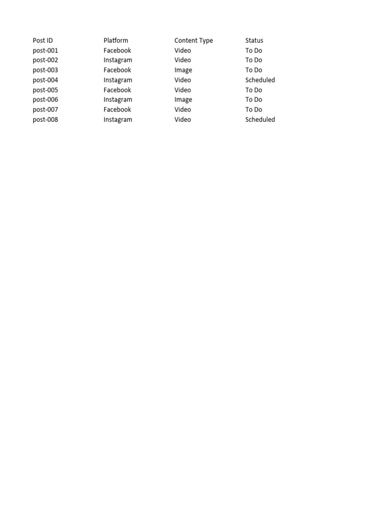 social-media-posting-schedule-template-pdf