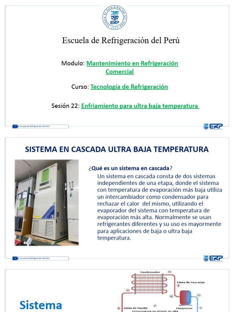 22 Teref Mantenimiento - Enfriamiento para Ultra Baja Temperatura | PDF ...