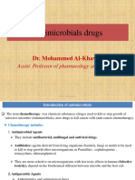 Antimicrobials Drugs: Dr. Mohammed Al-Khawlani