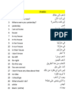 Learning Arabic (Translation)