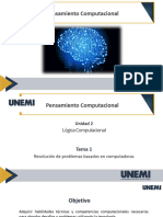 Unidad 2 Pensamiento Computacional