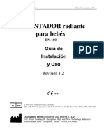 SERVOCUNA BN-100 Manual Español R 1.2