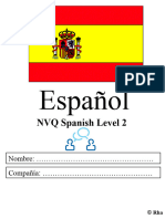 NVQLevel 2 Spanish Booklet