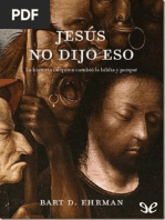 Jesus No Dijo Eso - Bart D. Ehrman