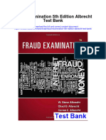 Instant Download Fraud Examination 5th Edition Albrecht Test Bank PDF Full Chapter