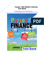 Instant Download Personal Finance 12th Edition Garman Test Bank PDF Full Chapter