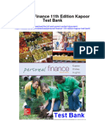 Instant Download Personal Finance 11th Edition Kapoor Test Bank PDF Full Chapter