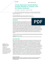 Recurrent Depression and Borderline Personality Disorder in a Patient with Ehlers-Danlos Syndrome