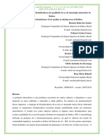 Liquens Utilizados Como Bioindicadores Da Qualidade Do Ar Do Município Minerador de Itabira