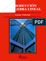 Introducción Al Álgebra Lineal, Roland E. Larson