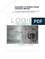 Instant download Logic the Essentials 1st Edition Hurley Solutions Manual pdf full chapter
