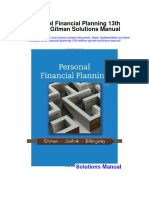 Instant Download Personal Financial Planning 13th Edition Gitman Solutions Manual PDF Full Chapter