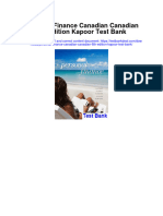 Instant Download Personal Finance Canadian Canadian 6th Edition Kapoor Test Bank PDF Full Chapter