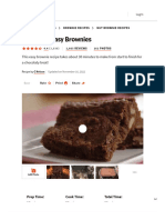 Quick and Easy Brownies Recipe