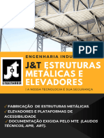Apresentação - J&T Engenharia - Fabricação de Estruturas Metálicas e Elevadores