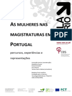 Relatorio - As Mulheres Nas Magistraturas em Portugal