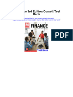 Instant Download M Finance 3rd Edition Cornett Test Bank PDF Full Chapter
