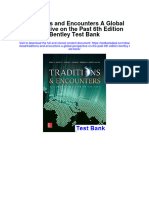 Instant Download Traditions and Encounters A Global Perspective On The Past 6th Edition Bentley Test Bank PDF Full Chapter