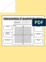 Graphing Quadratic Functions Worksheet in White Yellow Simple Style