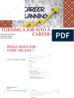 Turning A Job Into A Career - Leadership Presentation