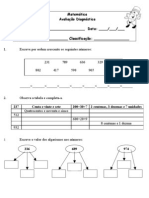 Matemática-Ficha Diagnóstico-3ºano