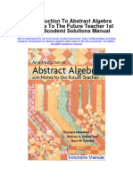 Instant Download An Introduction To Abstract Algebra With Notes To The Future Teacher 1st Edition Nicodemi Solutions Manual PDF Full Chapter