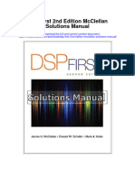 Instant Download DSP First 2nd Edition Mcclellan Solutions Manual PDF Full Chapter