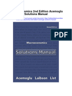 Instant Download Macroeconomics 2nd Edition Acemoglu Solutions Manual PDF Full Chapter