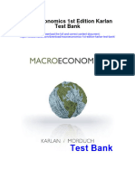 Instant Download Macroeconomics 1st Edition Karlan Test Bank PDF Full Chapter