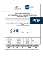  Montaje de Estructura Metálica de Cobertura