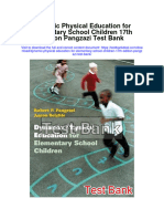 Instant Download Dynamic Physical Education For Elementary School Children 17th Edition Pangzazi Test Bank PDF Full Chapter