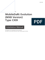 Mobiledart Evolution (Mx8 Version) Type Cxdi: Installation Manual