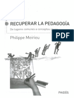 Meirieu, Philippe - Recuperar La Pedagogia (Pp. 101-110)