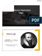 Medicina Veterinária Legal - Aula 2