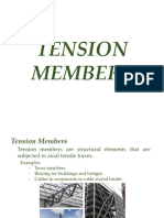 CESTEEL Lecture 3 (Updated) PDF-Tension Members
