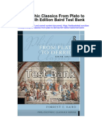 Instant Download Philosophic Classics From Plato To Derrida 6th Edition Baird Test Bank PDF Full Chapter