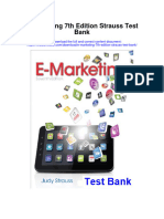 Instant Download e Marketing 7th Edition Strauss Test Bank PDF Full Chapter