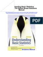 Instant Download Understanding Basic Statistics Enhanced 7th Edition Brase Solutions Manual PDF Full Chapter