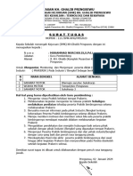 Surat Mengantar, Monitoring TSM