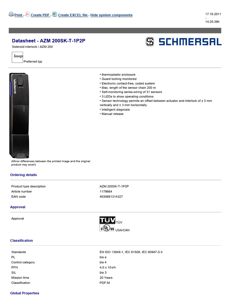 AZM 200SK-T-1P2P Datasheet | PDF | Insulator (Electricity) | Door