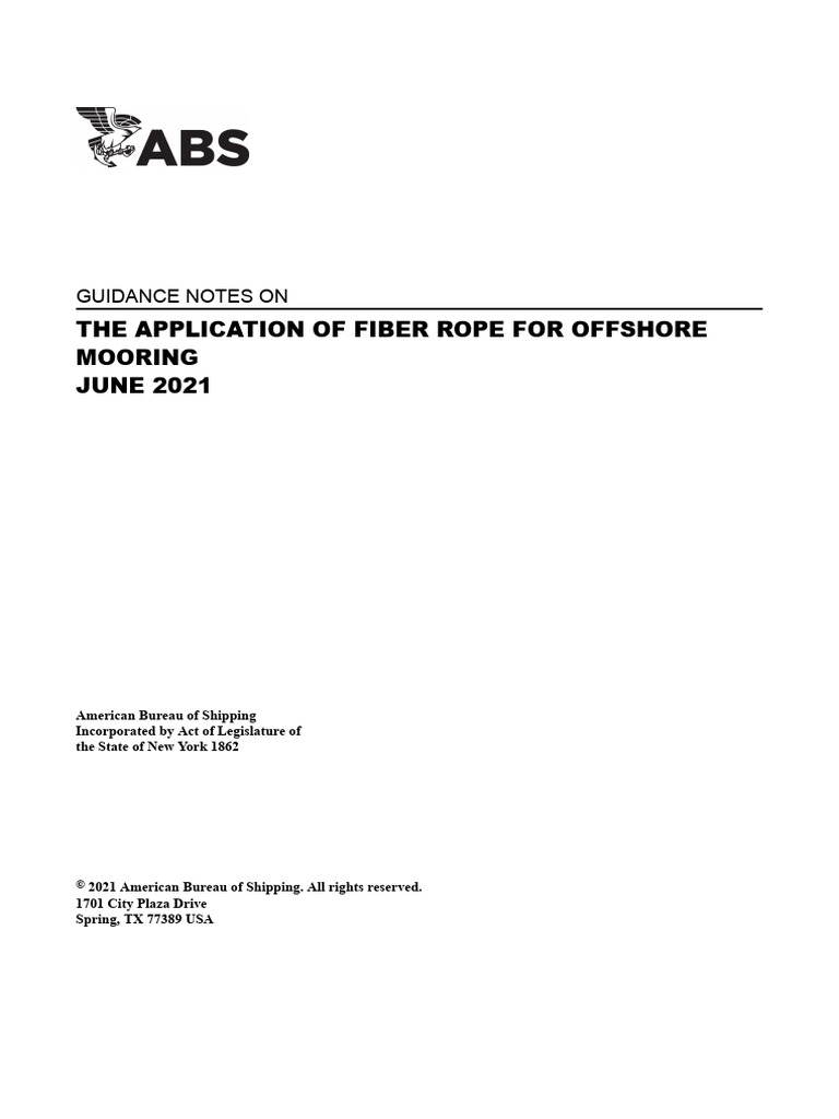 Fiber Rope Stretch in Offshore Mooring | PDF | Rope | Creep (Deformation)