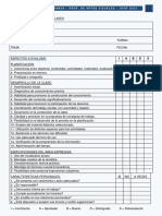 Planilla de Evaluación de Observación - 2023