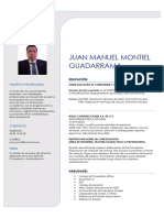 Curriculum Juan Manuel Montiel Guadarrama