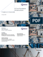 27 July - Mitigating The Risk of Cost Escalation On Construction Infrastructure Projects in Australia