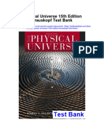 Instant Download Physical Universe 15th Edition Krauskopf Test Bank PDF Full Chapter